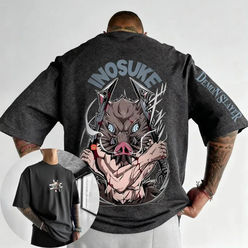 Demon Slayer Graphic T-Shirt — Y2K Streetwear