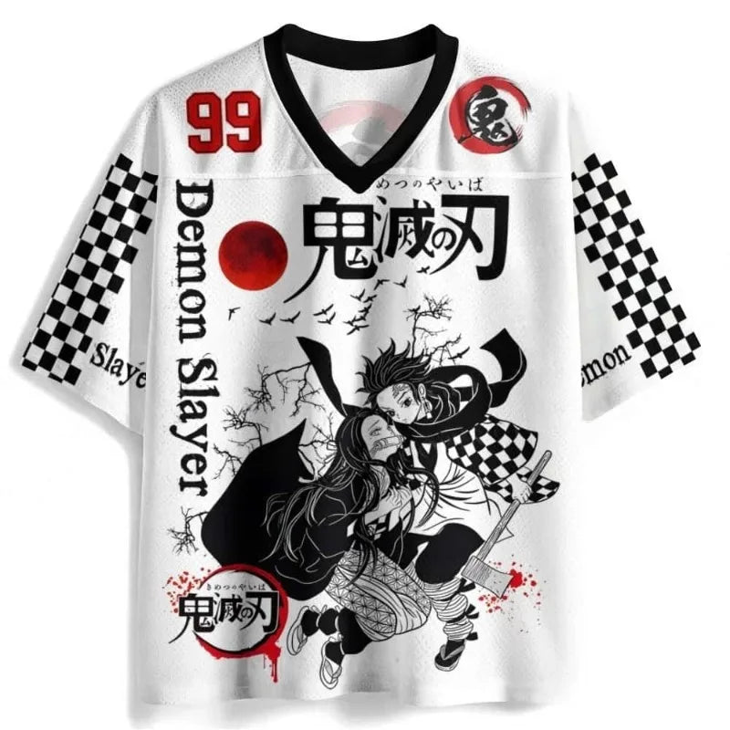 Demon Slayer Retro Cosplay T-Shirt — Unisex 3D Print