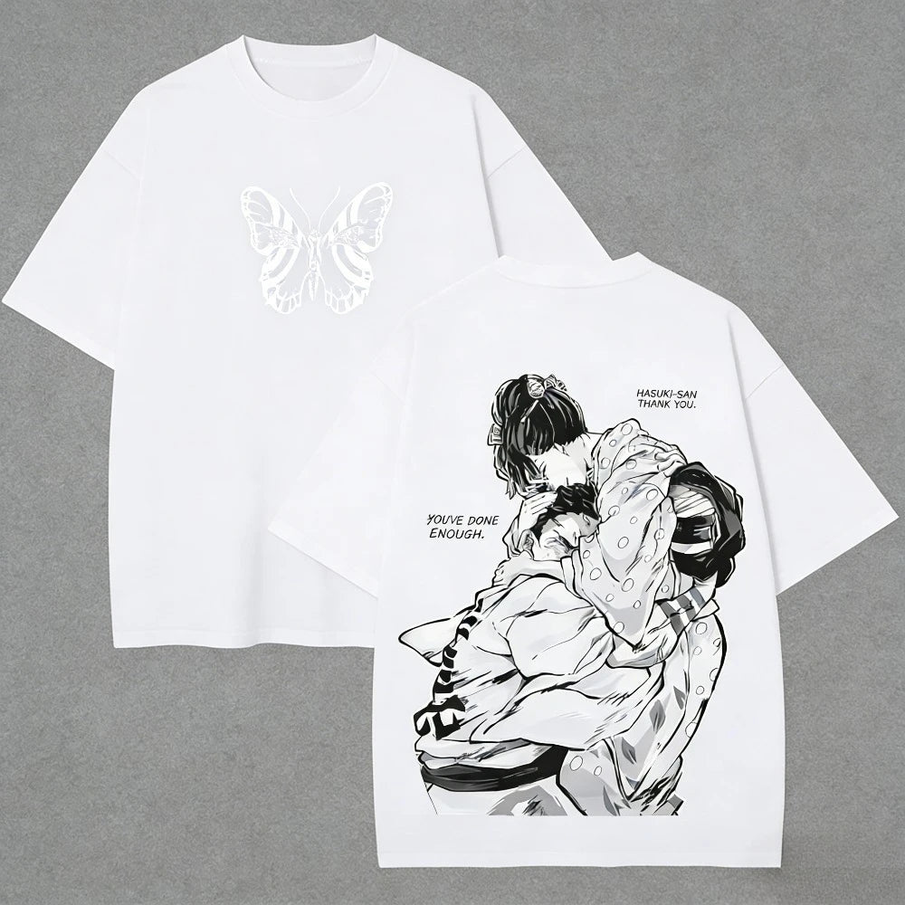 Demon Slayer Akaza T-Shirt — Unisex Summer Anime Streetwear