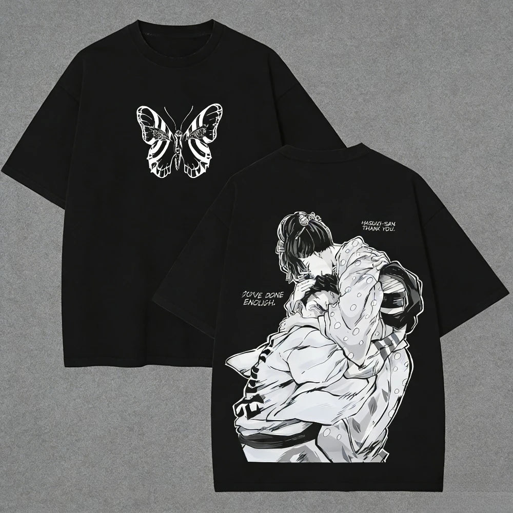 Demon Slayer Akaza T-Shirt — Unisex Summer Anime Streetwear