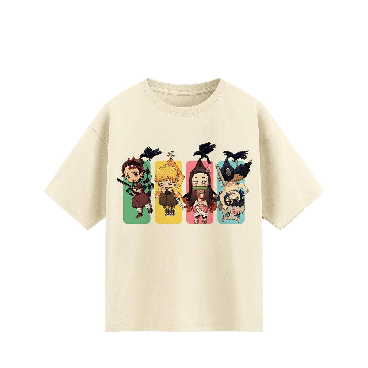 Demon Slayer Cartoon T-Shirt — Unisex Summer Anime Tee