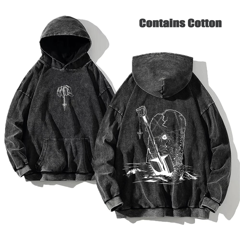 Hunter x Hunter Washed Hoodie — Anime Streetwear