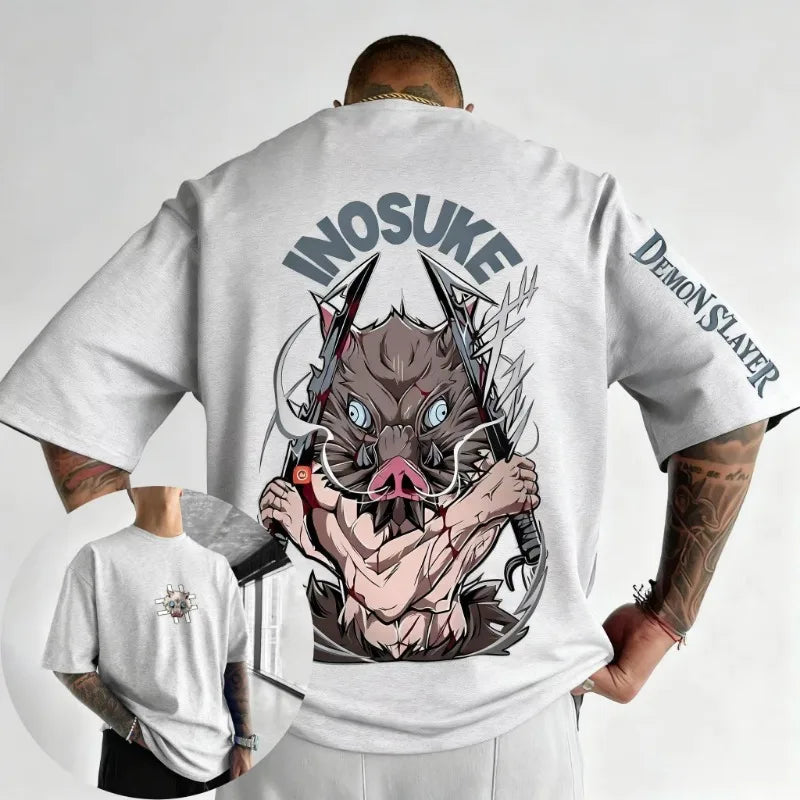 Demon Slayer Graphic T-Shirt — Y2K Streetwear
