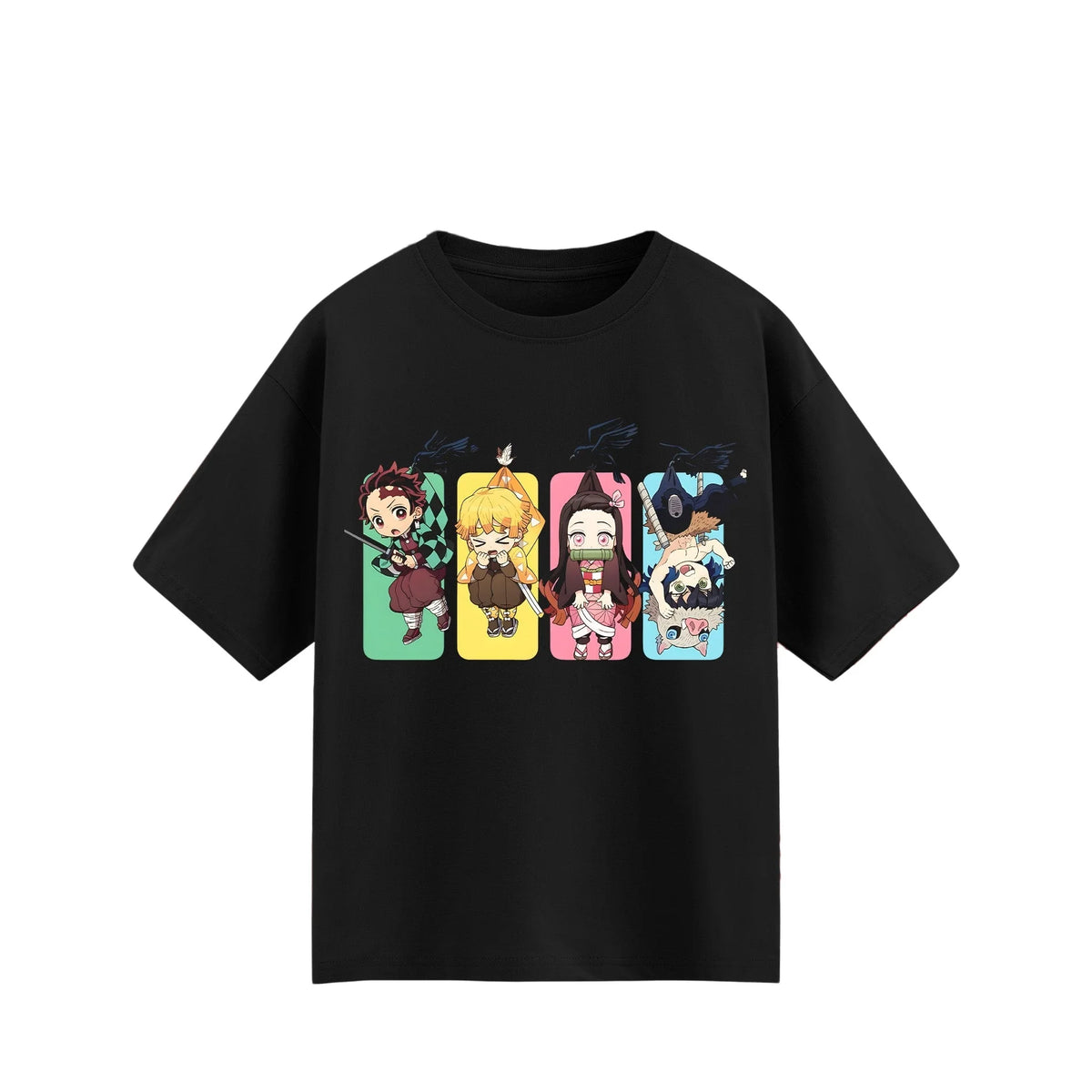Demon Slayer Cartoon T-Shirt — Unisex Summer Anime Tee