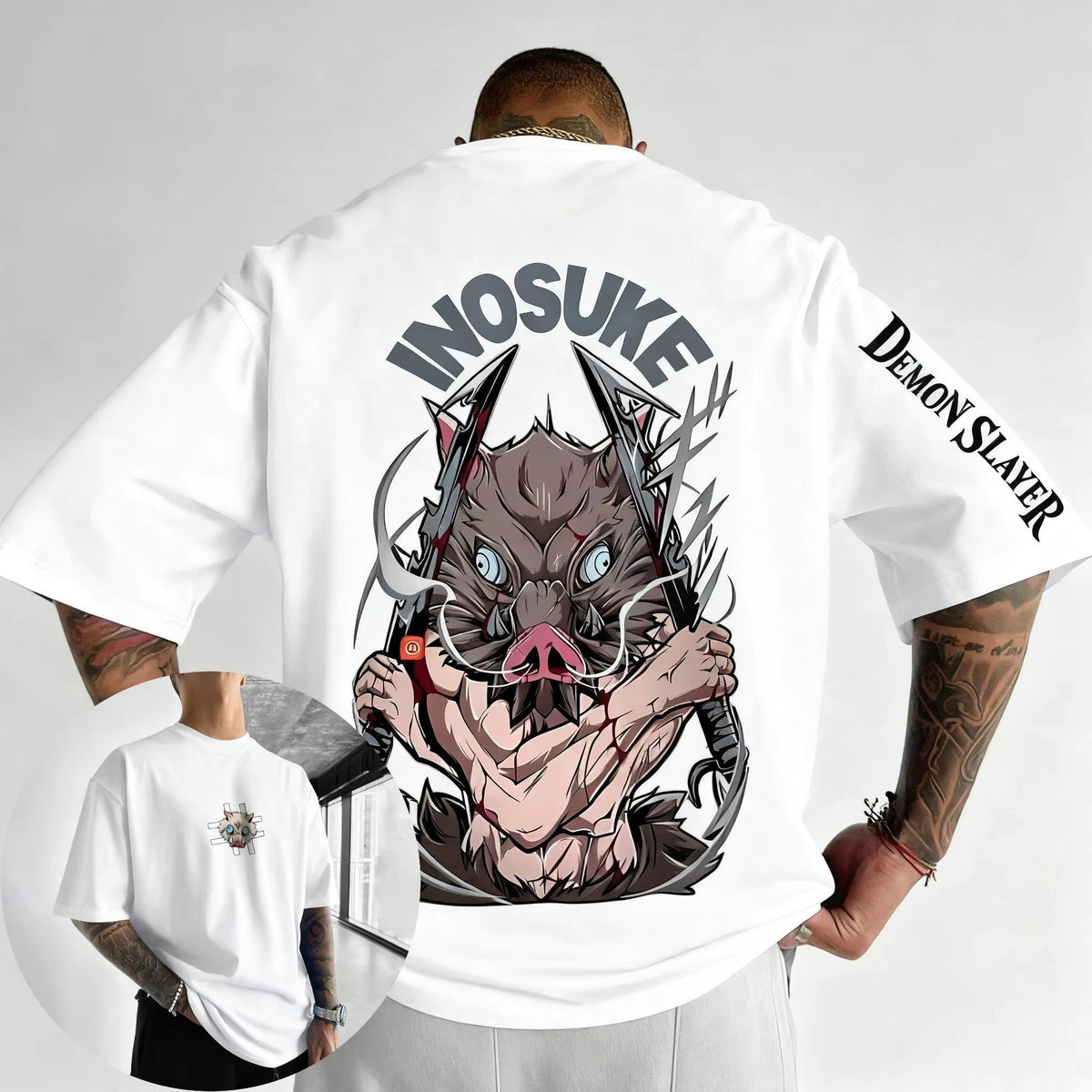 Demon Slayer Graphic T-Shirt — Y2K Streetwear