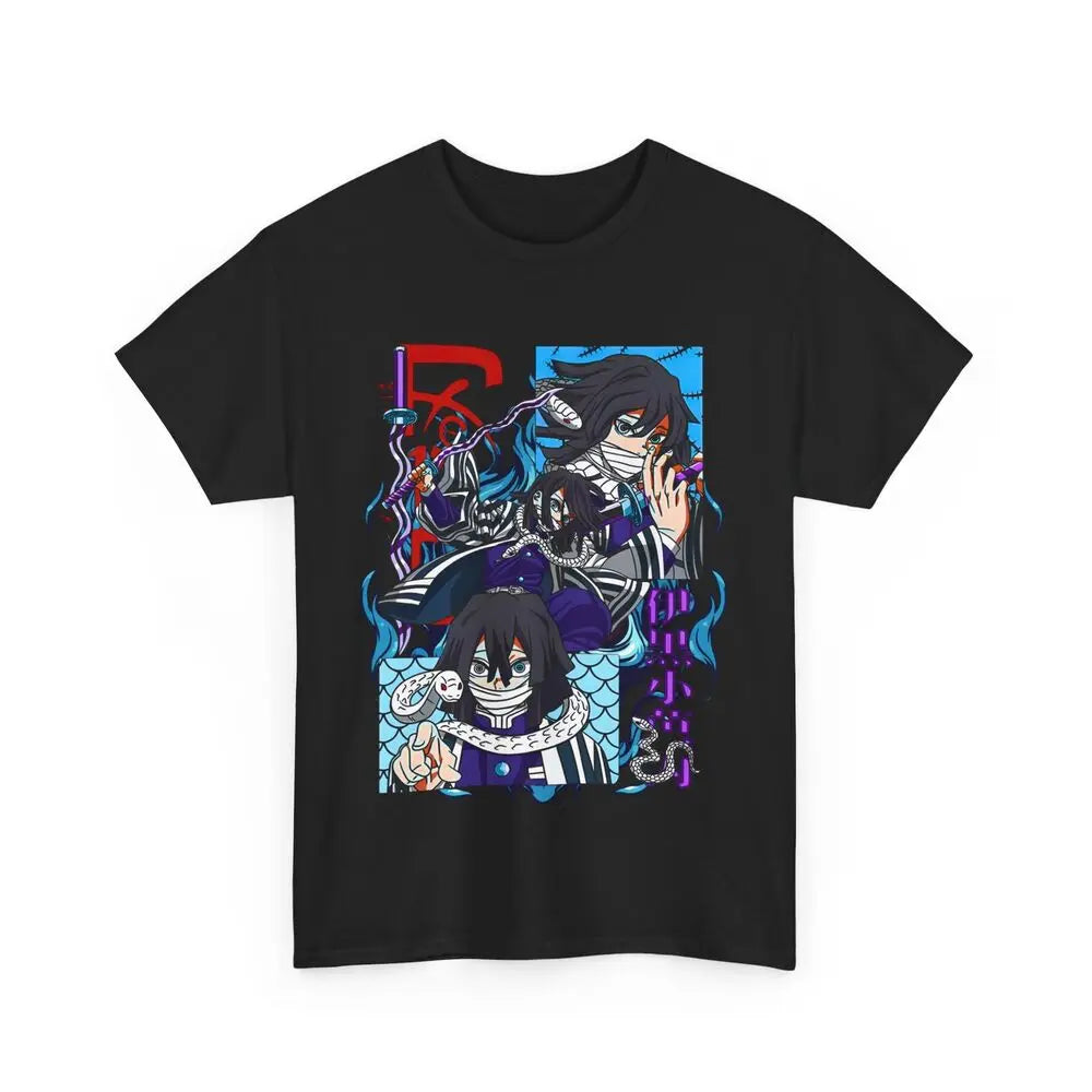 Demon Slayer Iguro Obanai T-Shirt — Anime Streetwear Gift