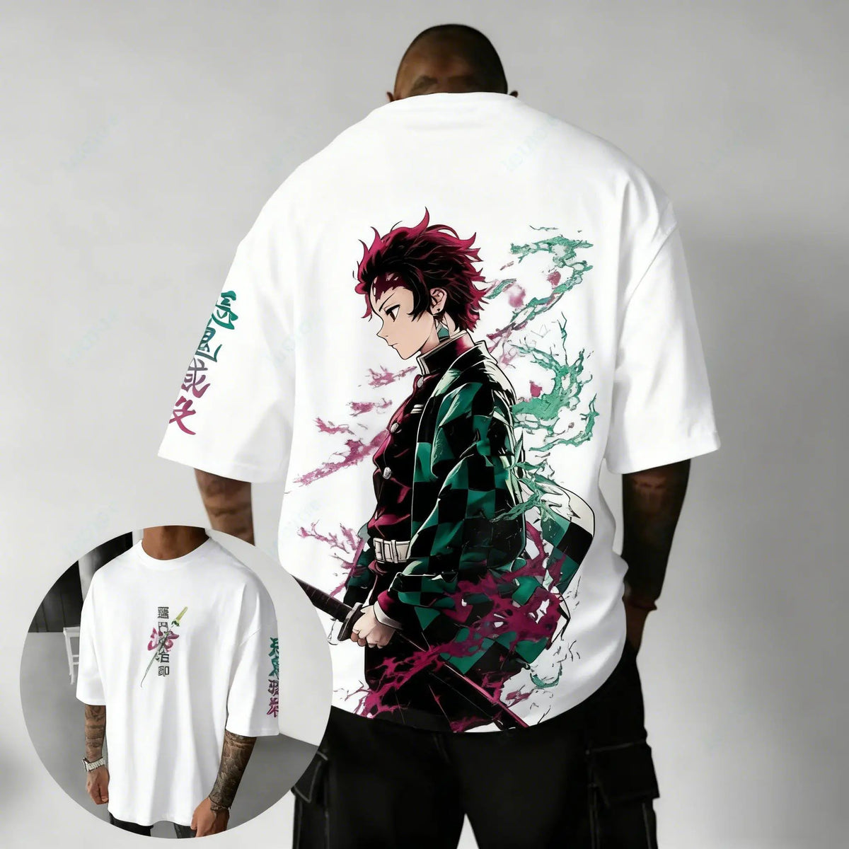Demon Slayer Zenitsu Agatsuma T-Shirt — Manga Print Streetwear