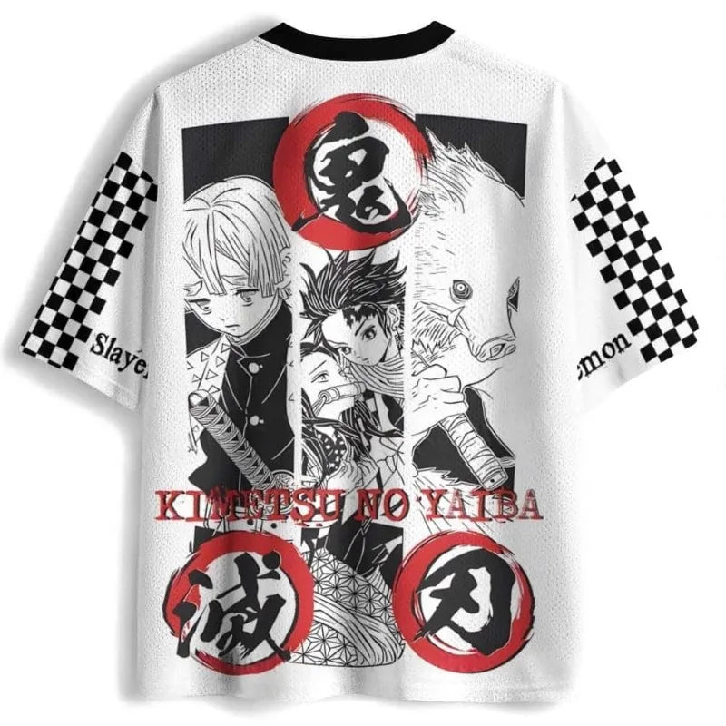 Demon Slayer Retro Cosplay T-Shirt — Unisex 3D Print