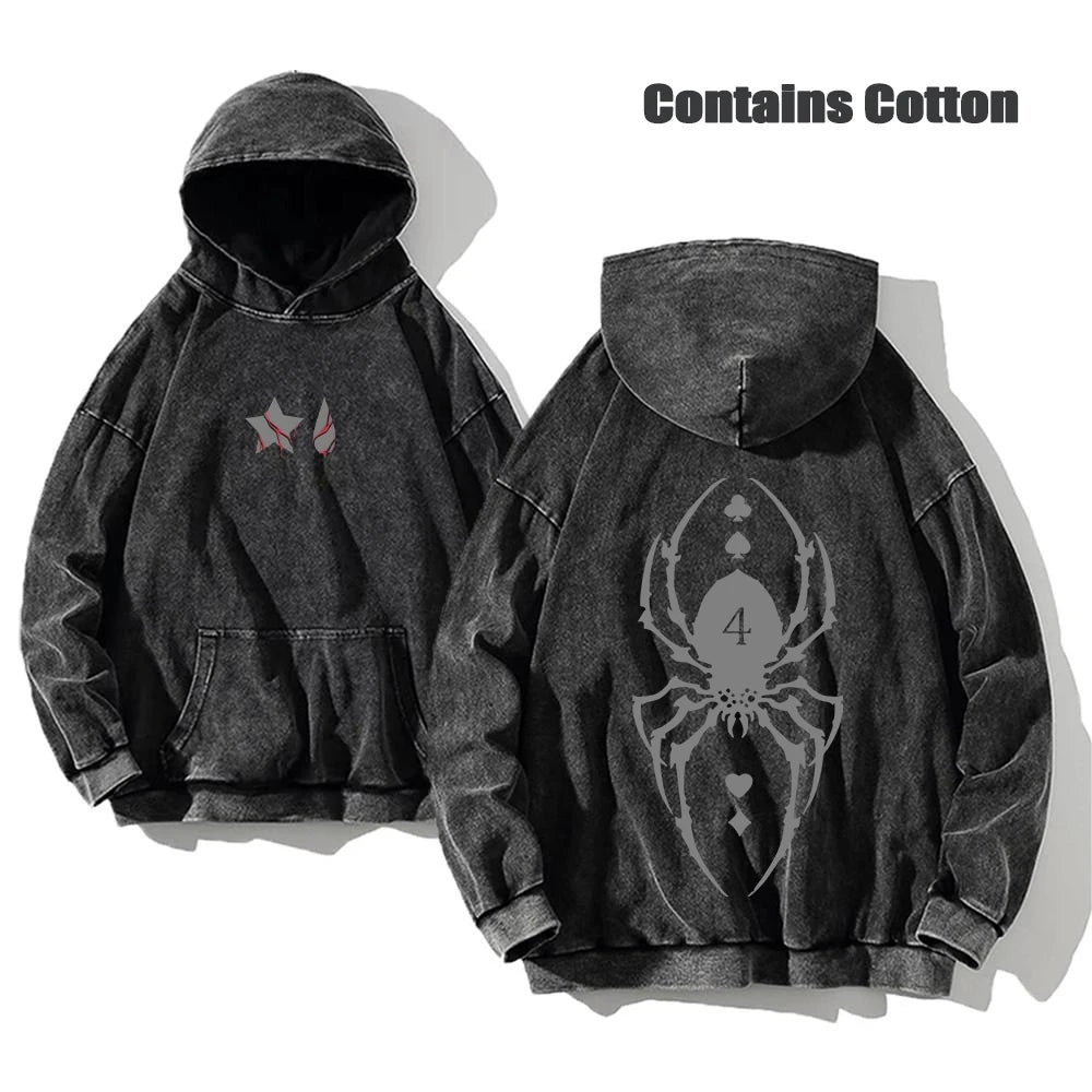 Hunter x Hunter Washed Hoodie — Anime Streetwear