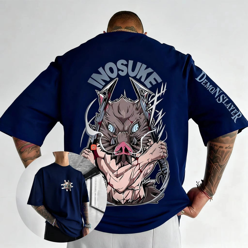 Demon Slayer Graphic T-Shirt — Y2K Streetwear