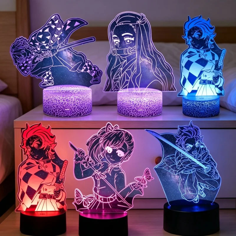 Demon Slayer 3D Illusion LED Lamp