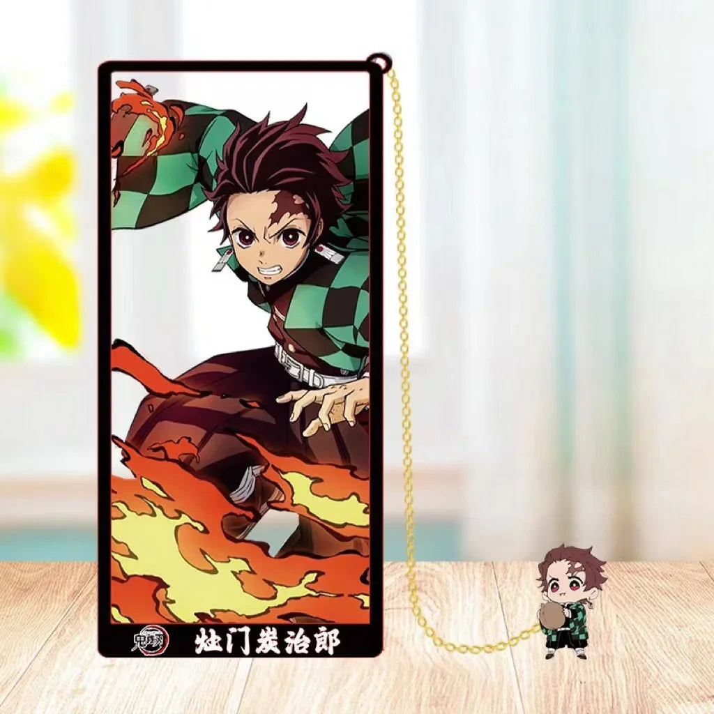 Demon Slayer Metal Bookmark Set — Anime Stationery Gift