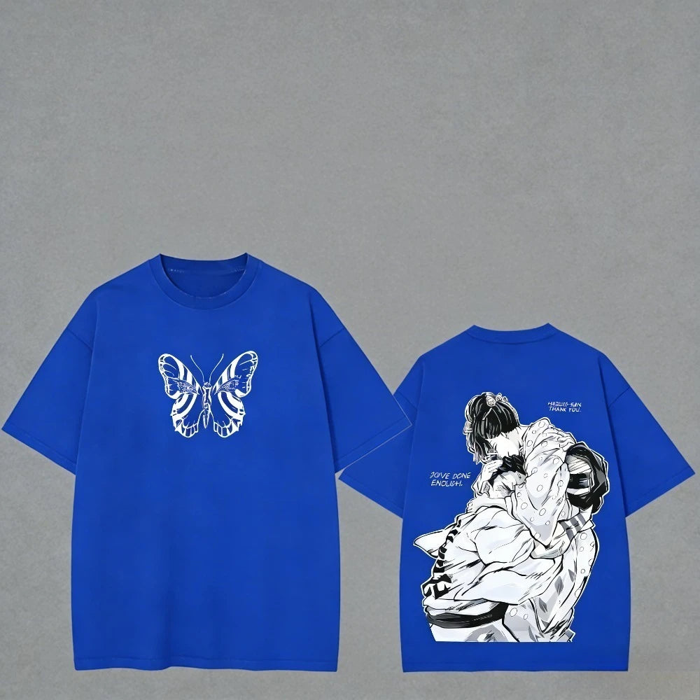 Demon Slayer Akaza T-Shirt — Unisex Summer Anime Streetwear