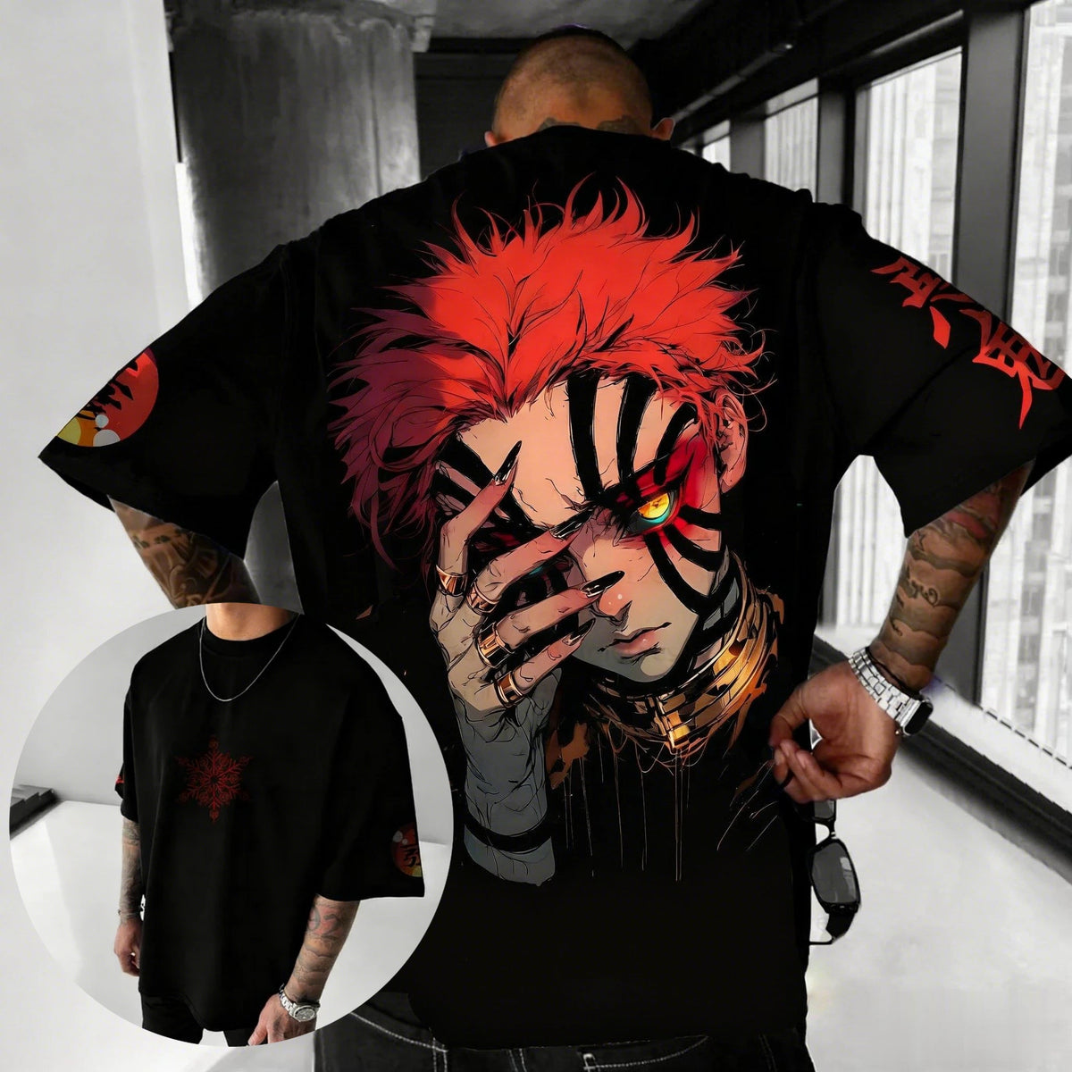 Demon Slayer Blade Komatsu T-Shirt — Y2K Harajuku Streetwear