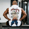Demon Slayer Inosuke Hooded Tank Top — Y2K Gym Streetwear