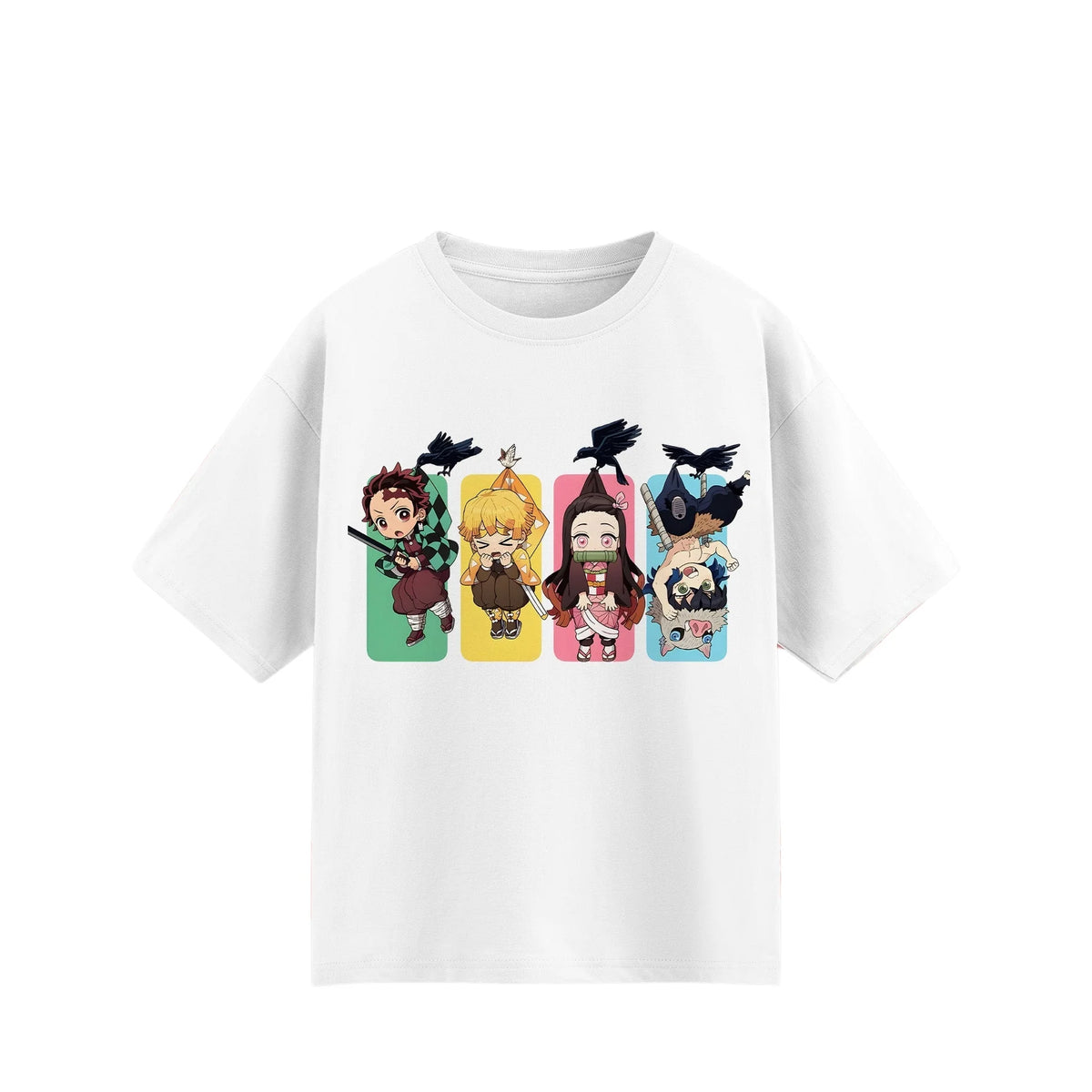 Demon Slayer Cartoon T-Shirt — Unisex Summer Anime Tee