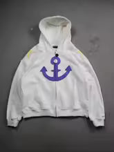 JoJo's Bizarre Adventure Star Platinum Zip-Up Hoodie