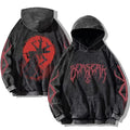 Vintage Anime Washed Hoodie — Oversized Streetwear