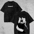 Toji Fushiguro Washed Oversized T-Shirt — Jujutsu Kaisen