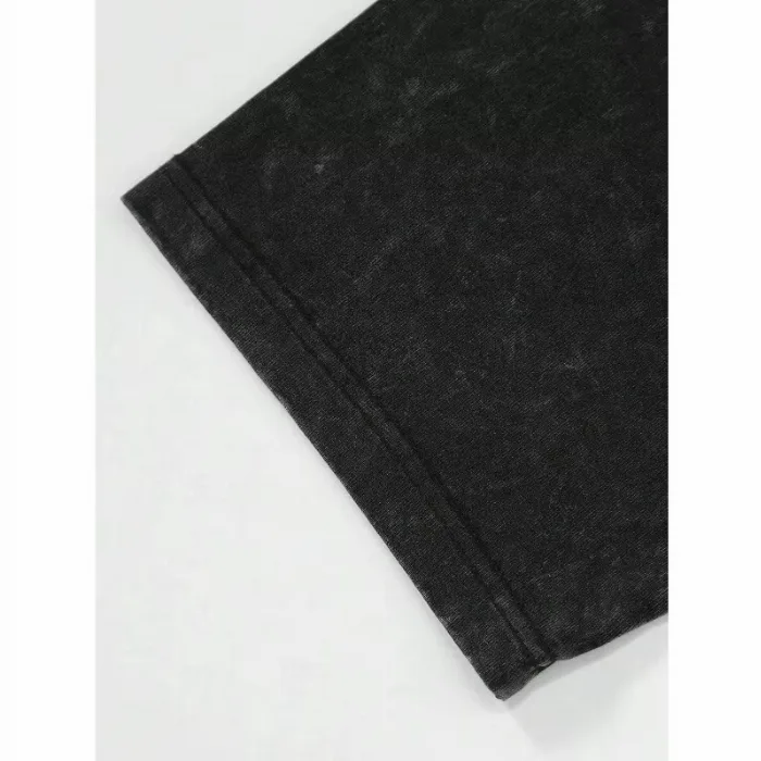 Toji Fushiguro tee fabric detail close up hem