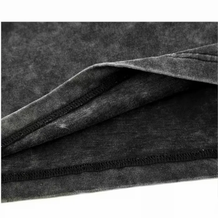Toji Fushiguro tee fabric and stitching detail